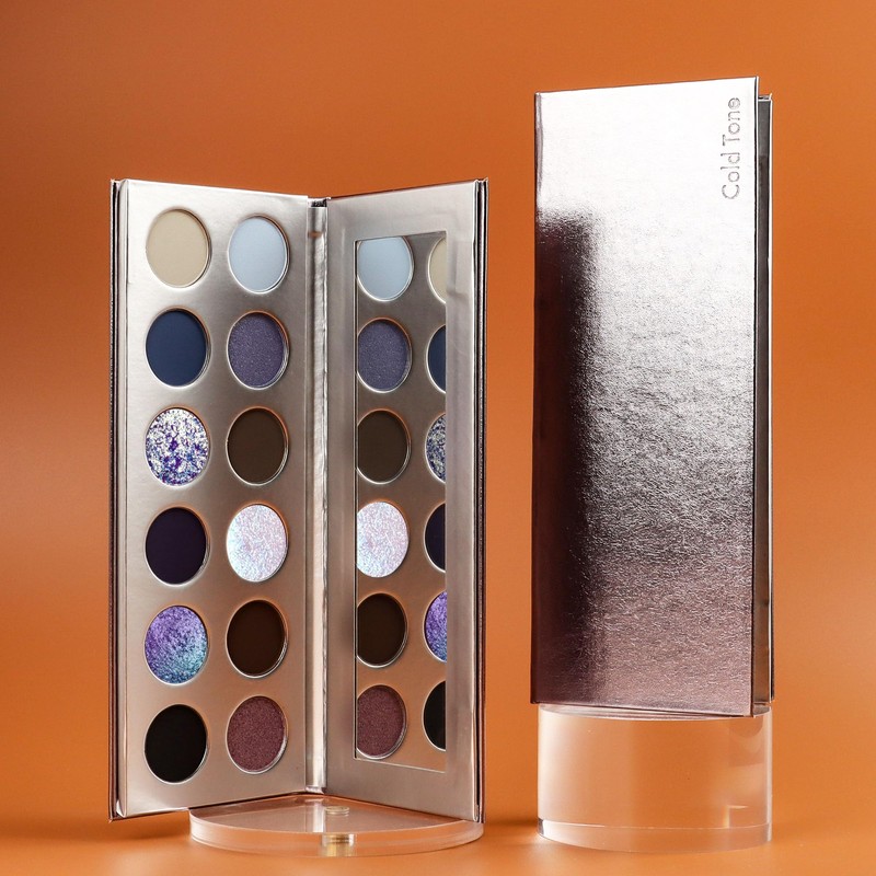 SZDYM Professional super shiny 12 color eyeshadow palette, Multichrome Chameleon