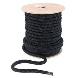 SearQing Double Braid Nylon Anchor Rope 3/4 Inch x 150 Feet, High Strength Anchor Line, Tensile Strength: 9500 LBS