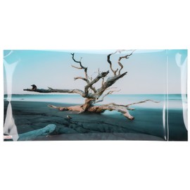 Aquarium Background Decor Sky Withered Tree 3D PVC Self Adhesive Fish Tank Wallpaper for Aquarium Fish Tank122x50cm / 48x19.7in