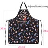 FUSTMW Crazy Dog Groomer Lady Apron Dog Groomer Aprons for