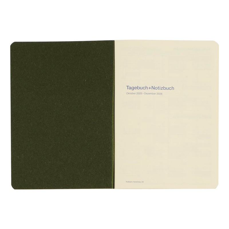 Delphonics Notebook, 2026 Version, Starts October 2025, Om A6, Monthly