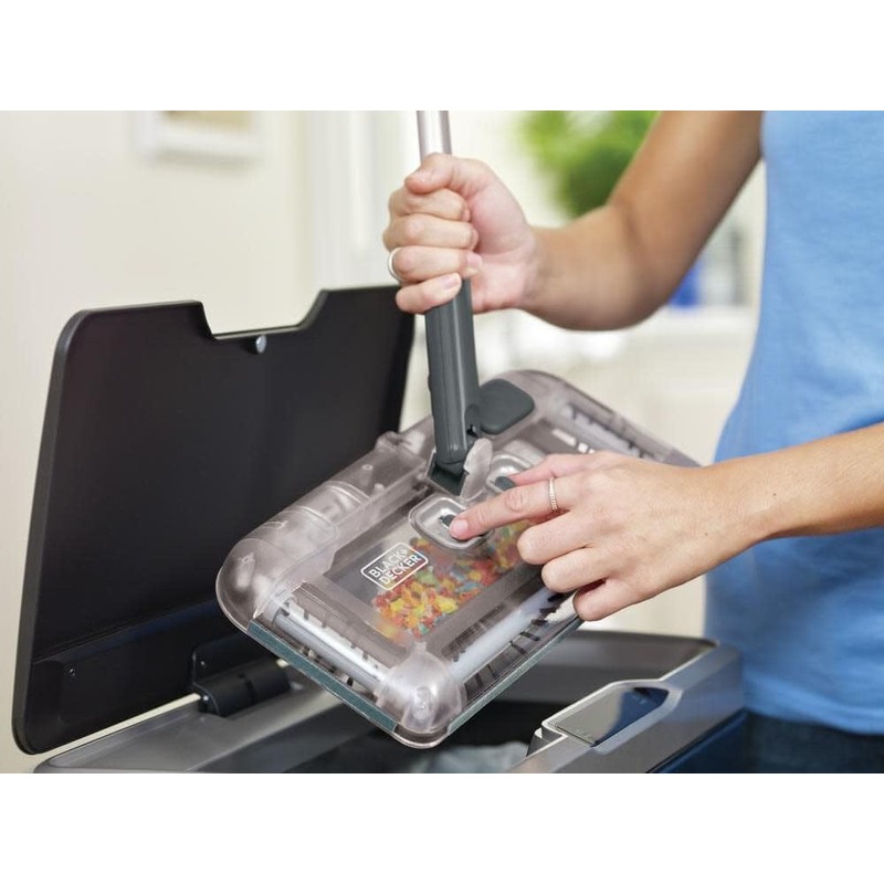 BLACK + DECKER BLACK+DECKER Floor Sweeper, Gray (HFS215J01)