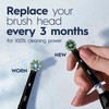 Oral-B Pro 100 CrossAction, Battery Powered Toothbrush, Black, 1 Count