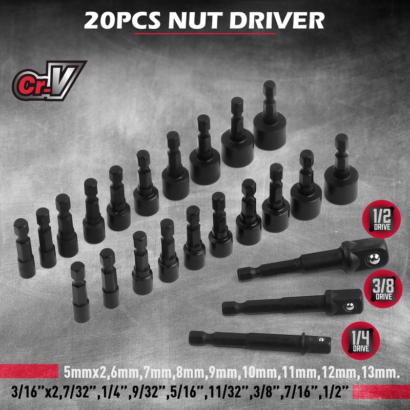 232-Piece Ultimate Screwdriver Bit Set, Cr-V Impact Driver Bit Set