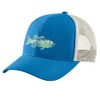 Carhartt Men's 105694 Canvas Mesh-Back Fish Graphic Cap, Azure Blue,