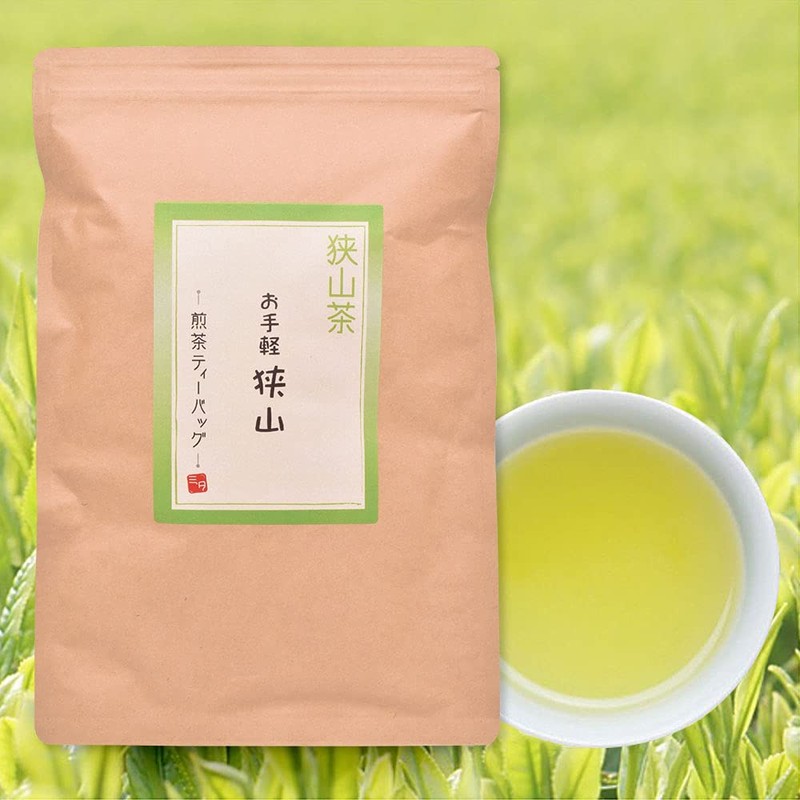 mita Sayamacha Easy Sayama Sencha Tea Bags, 0.1 oz (2.5