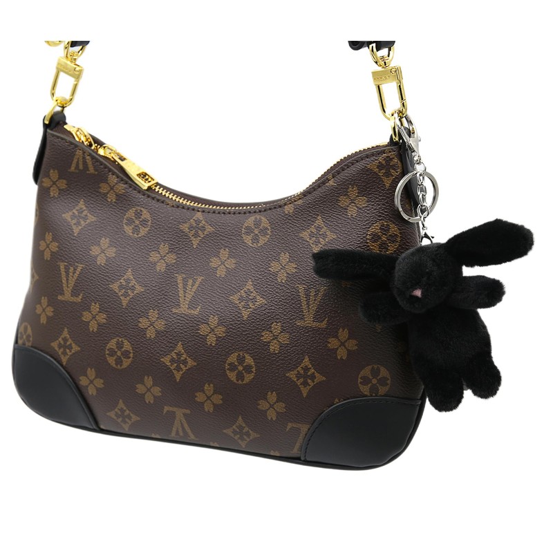 LOHGOU Cute Mini Rabbit Keychain Stuffed Rabbit Bag Decoration Fluffy