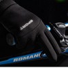 Touchscreen Sports Fleece-Lined Non-Slip Workout Gloves (Full & Half-Finger Options) Black L