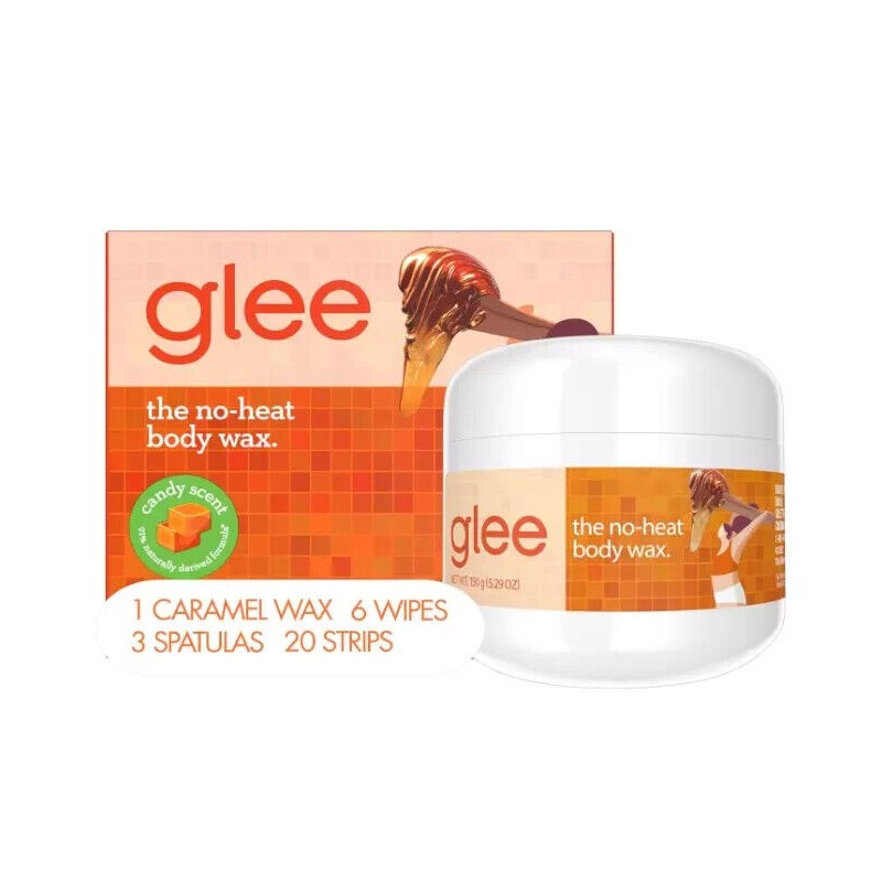 Glee Caramel Body Wax Kit Complete Women Bikini Line Body