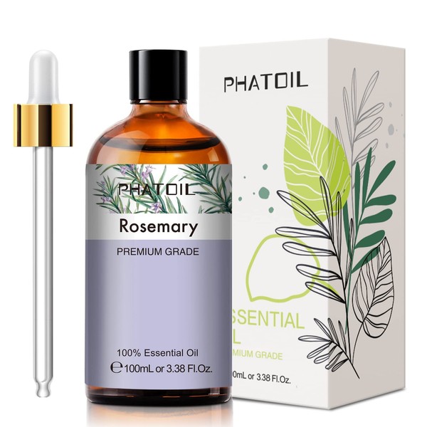 Phatoil Aroma Oil, Rosemary, 3.4 fl oz (100 ml), Essential Oil, Essential Oil, Gift