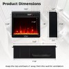 Unbranded 18" Electric Fireplace Insert 5000 BTU Heater 3-Flame Home