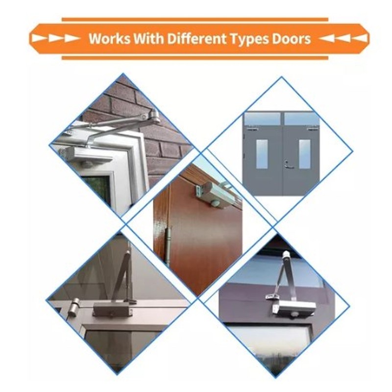 Automatic Door Closer Professional 90 Degree Spring Residential Door Closer