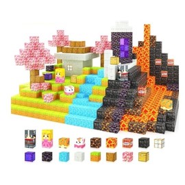 Mexgcom Magnetische Bausteine, 84 Stück Magnetic Building Zauberportal Set, Magnetische Bausteine Spielzeug Kinder, Magnetische Kleinkindspielzeug Spielzeug für Jungen und Mädchen ab 3 Jahren