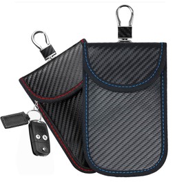 GUZHAIREN 2 Pack Faraday Pouch for Car Keys, Car Key Signal Blocking Case, RFID Key Pouch Keyless Car Blocker, Anti-Theft RFID Car Key Holder Car Safety Protector