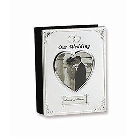 Jewels By Lux Silver-Plated Our Wedding (Holds 40-4x6 Photos) Photo Album