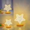 Table Lamp 3W Remote Control Warm Light Exquisite Look Timing