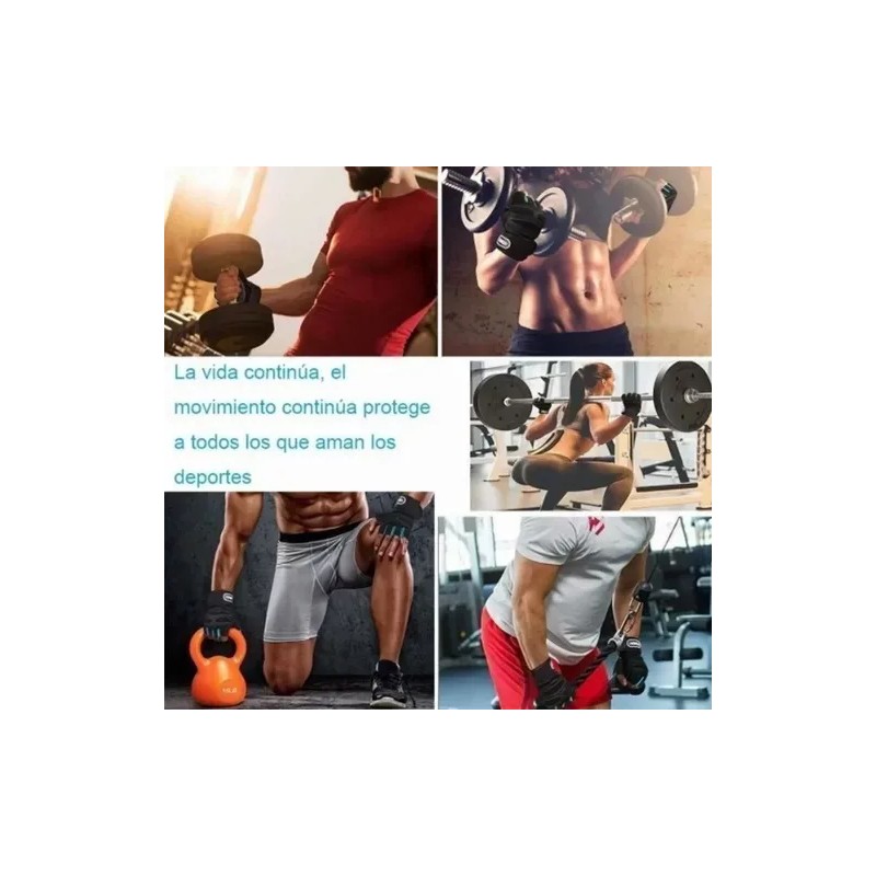 Guantes Gym Tacticos Pesas Crossfit Gimnasio Mujer Hombre