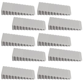 Pack of 10 Door Wedges Non-Slip Rubber Wedges Stackable Door Stopper Kell for Door Underside Scratch-Resistant Non-Slip Door Wedge Door Stopper Height Adjustable for Bathroom Balcony Door Children's
