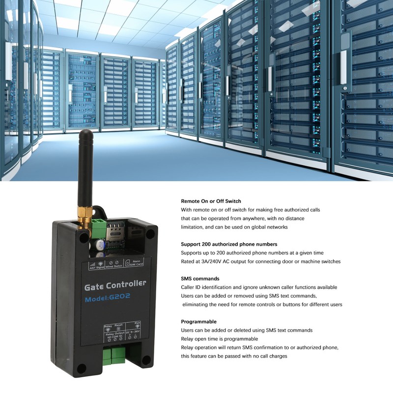 4G Gate Opener Remote On Or Off Switch Free Call