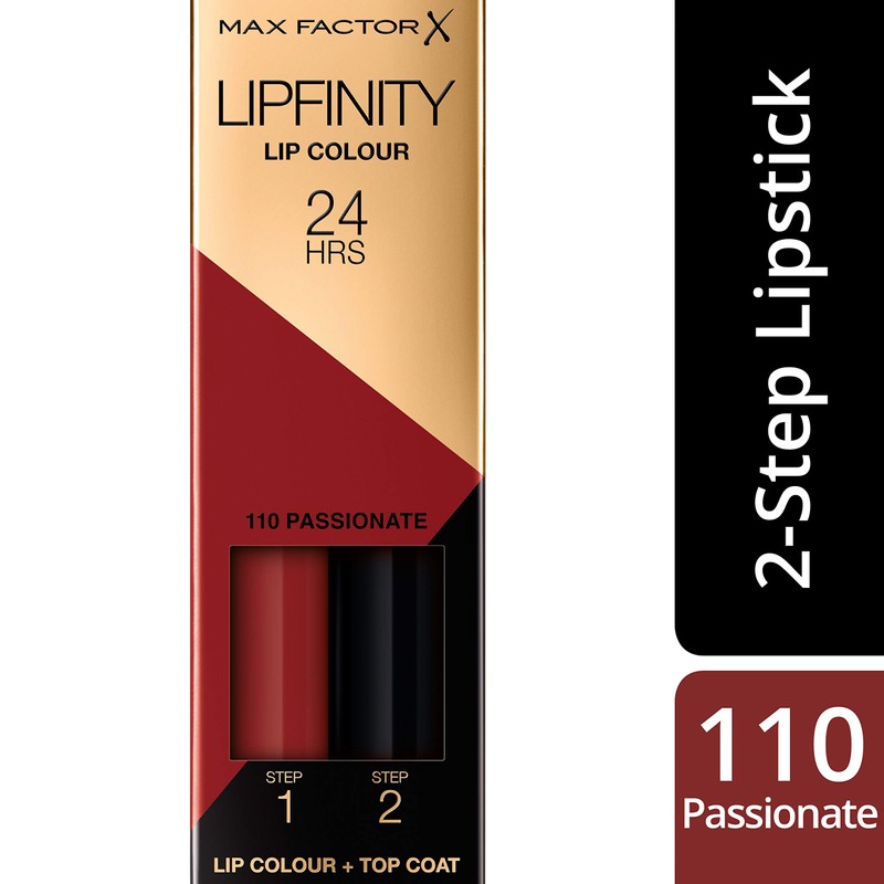 Max Factor Lipfinity 2-Stage Laden Lipstick - 110 Passionat, 2.3