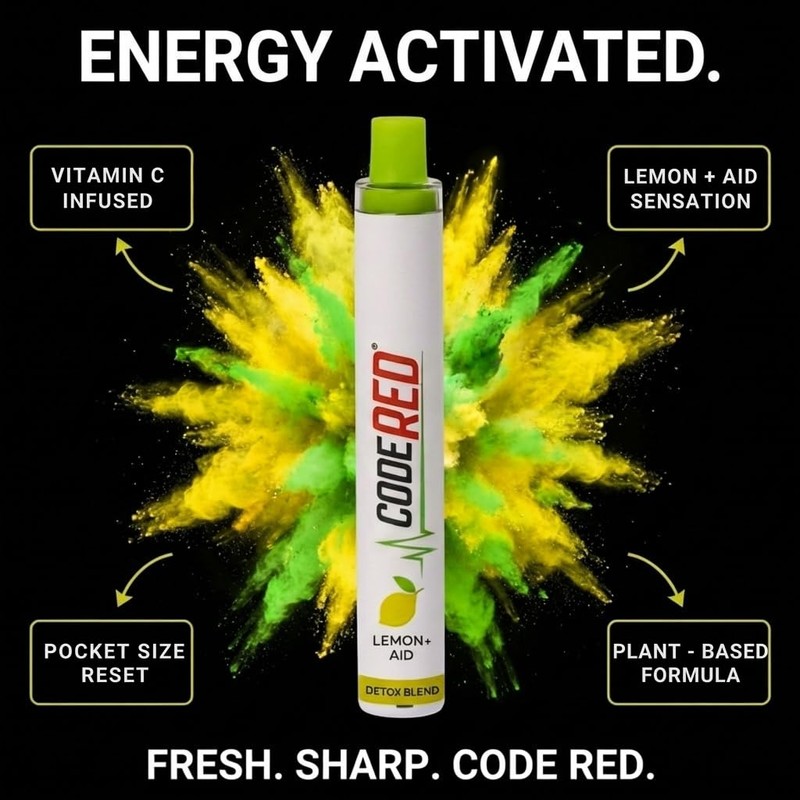 Code Red V-Aid Mullein Diffuser Pen - Plant-Based Aromatherapy Herbal