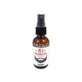 RAZILO 81 Green Irish Beard Oil Spray Bottle for Men. Premium Leave-in Beard & Mustache Conditioner. Enjoy a Clean Scent Oil Blend that Promotes Healthy Hair Growth & Softens Your Skin; 2.1 oz Spray