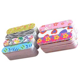 Baluue 60pcs Manicure Nail Files Coarse Grit Nail Buffer Block Professional Art Tools Pedicure File Strips