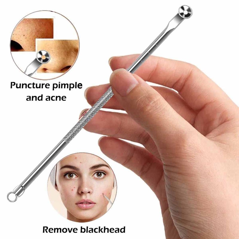 Professional Blackhead and Blemish Remover - Pimple Comedone Removal 2-In-1