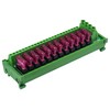 DC Power Fuse Distribution Strip Module (12 Position, DIN Rail