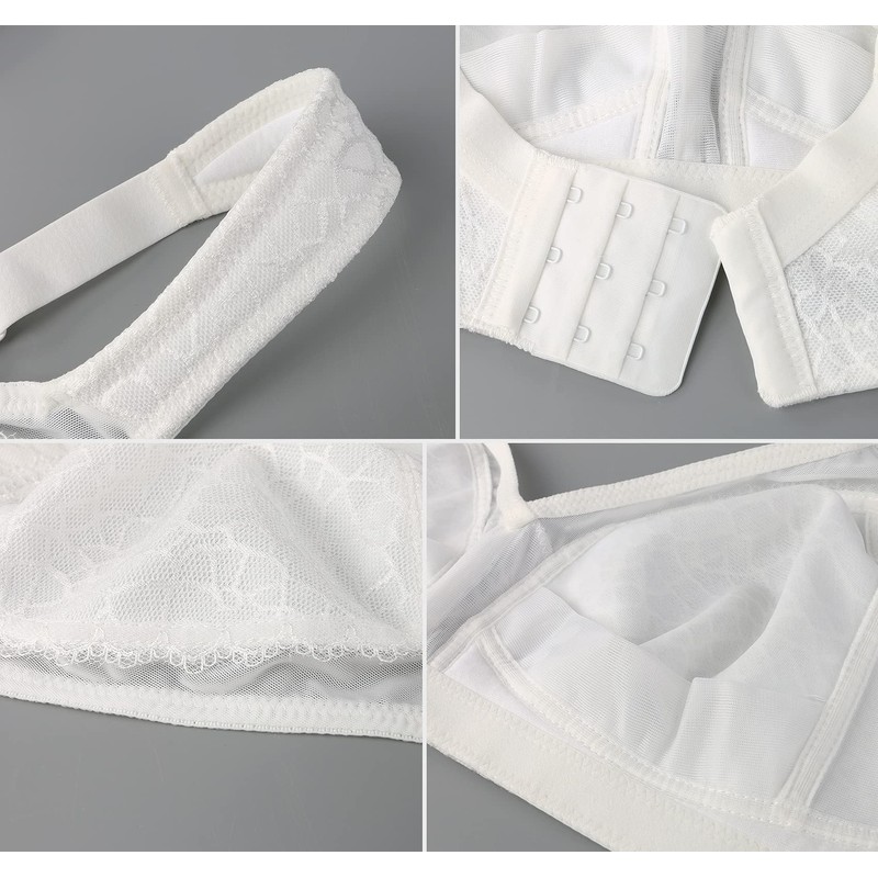 DotVol Women's Full Coverage Minimizer Bra Comfort Wirefree Non Padded