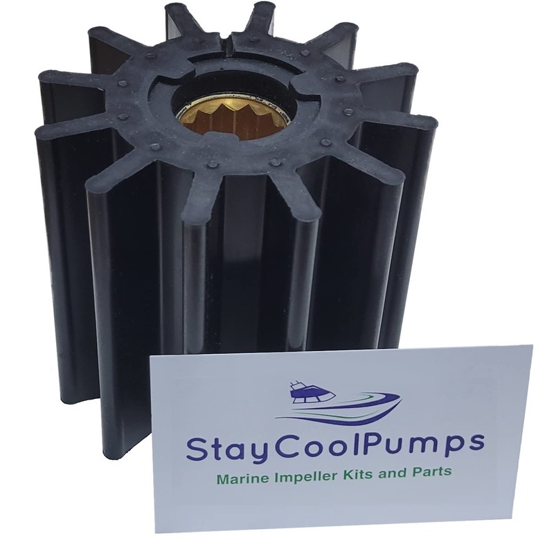 StayCoolPumps Raw Sea Water Pump Impeller Kit with lube Replaces
