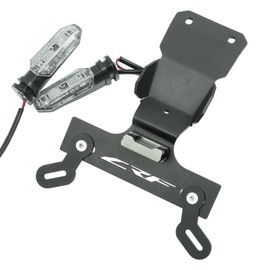 Tail Tidy Kit for CRF300L / CRF300L Rally 2021-2025, CRF250L MD47 2021-2025. Fender Eliminator Kit equipped License Plate Holder, License Plate Light, Turn Signal Lights (Clear)