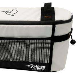 Pelican Exochill Seat 14L Pack Cooler - Perfect for Kayak with Lawn Chair - Soft Cooler with Shoulder Strap - Insualted