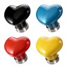 JDHTMTCBGX 4 Pack Colorful Ceramic Magnetic Hooks, Heavy-Duty Hold for