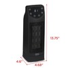 BLACK+DECKER Oscillating Space Heater, Portable Heater with Remote Control, Ceramic