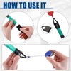 Timgle 28 Pcs Retractable Lighter Holder Keychain, Lighter Keychains with