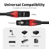 Cable XLR de 40 pies, paquete de 2 cables de