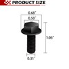 2 Packs of 145344-01 Oblique Saw Replacement Blade Bolts, Part