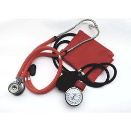 HOME CARE Kit Baumanómetro y Estetoscopio Rappaport Rojo Home Care 2400-ROJ                                                                           