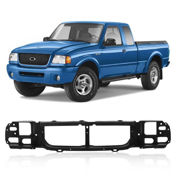 CarPartsDepot Headlight Grille Mounting Header Panel Nose Compatible With Ford