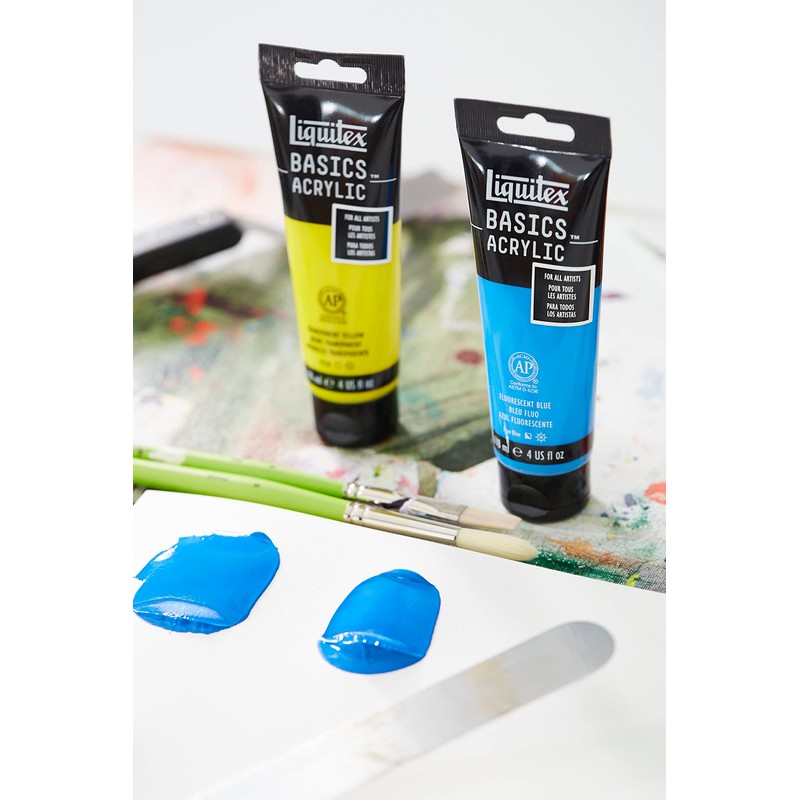 LIQUITEX Basics Acrylic Paint, Primary Red, 118 ml Tube