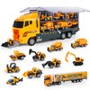 Joyfia Toys for Boys, 11 in 1 Engineering Die-cast Construction