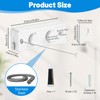 GAESHOW Retractable Washing Line Hanging - Wall Mounted Non-Sagging Washing