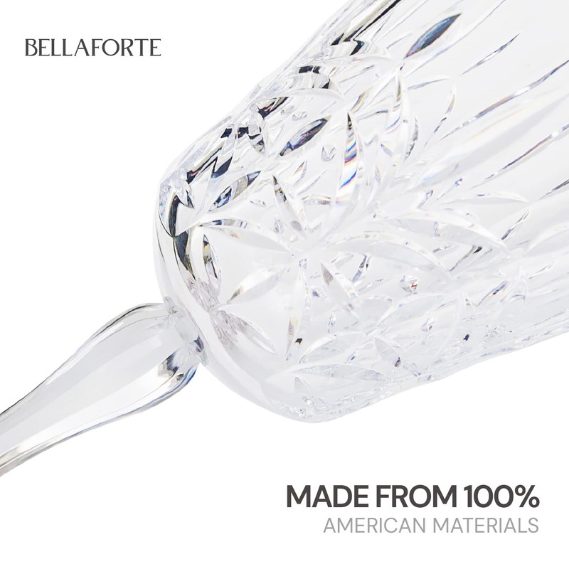 BELLAFORTE Shatterproof Tritan Wine Glass, Set of 4, 10oz -