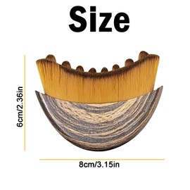 Rylaxzon Lymphatic Drainage Brush, Lymphatic Brush - Lymphatic Contour Face Brush, Chin & Jawline Sculpting, Pre - Makeup Massage and Shoulder & Neck Care