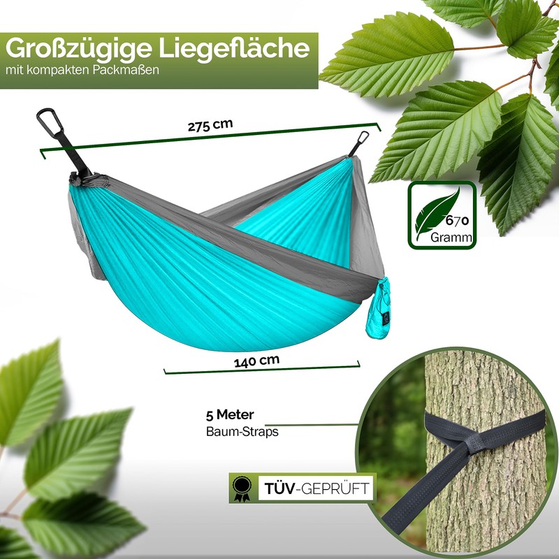 Hammock Camping - Ultralight Outdoor Hammock, Perfect Camping Gifts, Camping