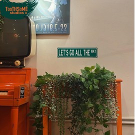 Let's Go All The Way Funny Street Sign 16" x 4" Inappropriate Humor Bar Home College Dorm Decor (LetsGoAllTheWayStreet)