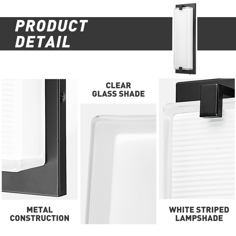 zeyu LED Indoor Wall Sconce, 20W Modern Dimmable Wall Mount