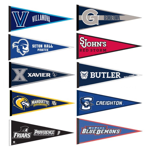 Big East Conference College Pennant Set