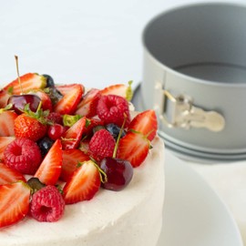 Patisse Silver-Top Deep Spring Form Pan 22 cm, Non-stick Multi Colour, 8 5/8"